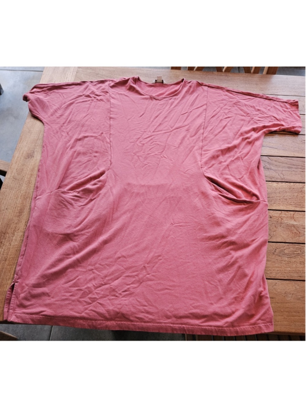 Coldwater Creek Destinations Seamed Knit Tunic Dress Pink Coral Size 2X